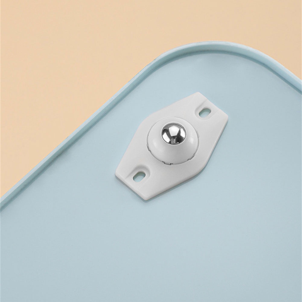 Bánh xe dính, Bánh xe xoay mini phổ thông, Bánh xe dính thông thường Ròng rọc bóng dán không đục lỗ Phụ kiện đế di động gia đình Thùng rác Đáy cyn