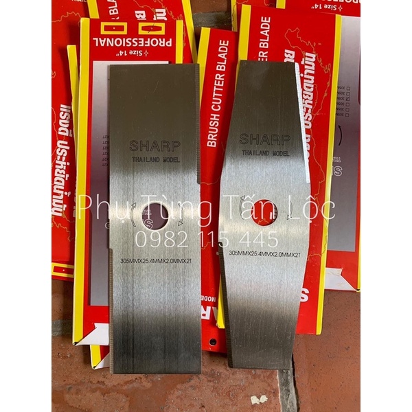 Dao Cắt Cỏ Sharp Vuông - Vát 2li và 2.4li