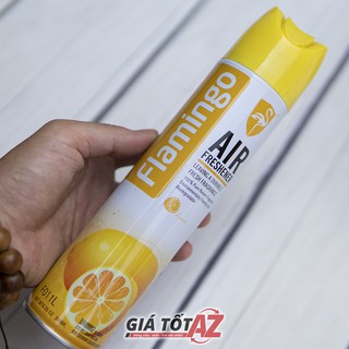 Nước hoa xịt xe ô tô, phòng ngủ, nhà hàng Hương chanh ,thơm dễ chịu 330ml - Flamingo