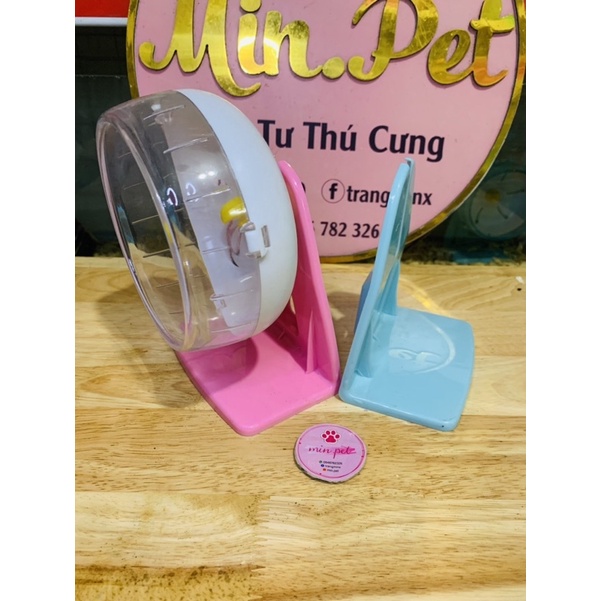 Chân đế nhựa gắn wheel cho hamster