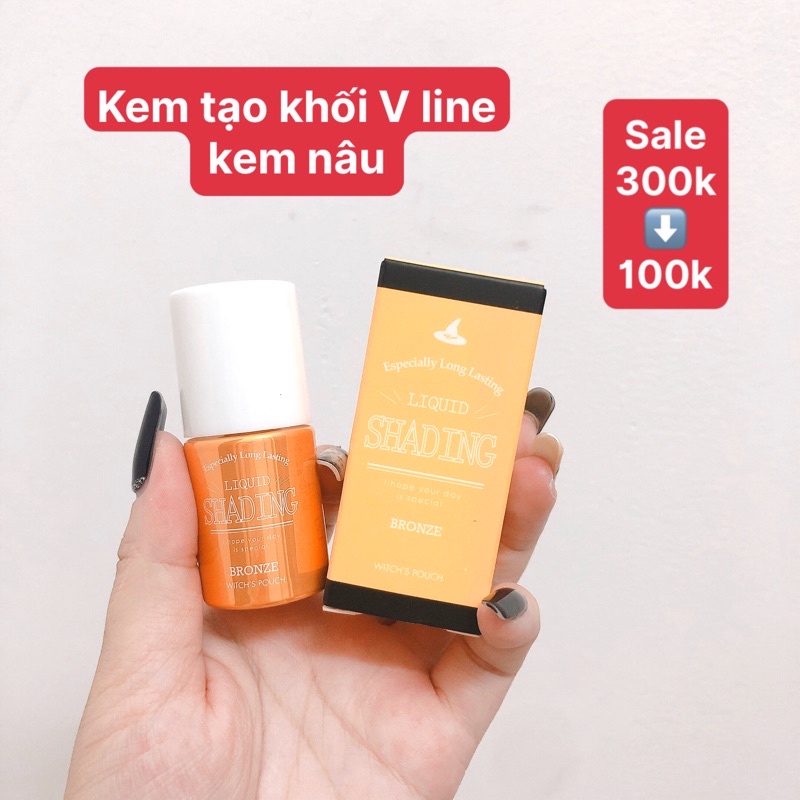 Kem tạo khối V line màu nâu Nhật Bản