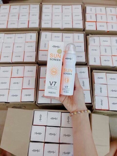 kem chống nắng v7 sun screen - chính hãng