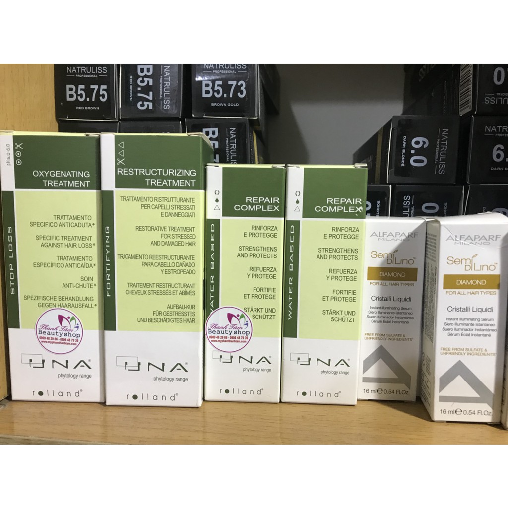 Tinh chất siêu mượt phục hồi tóc Fanola Rolland Una Repair Complex 60ml