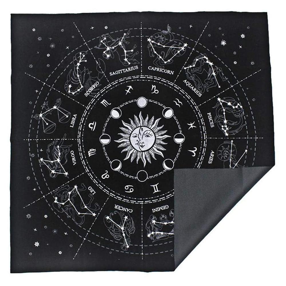Bộ Bài Tarot REBUY1 Bằng Vải Nhung Đen Chất Lượng Cao