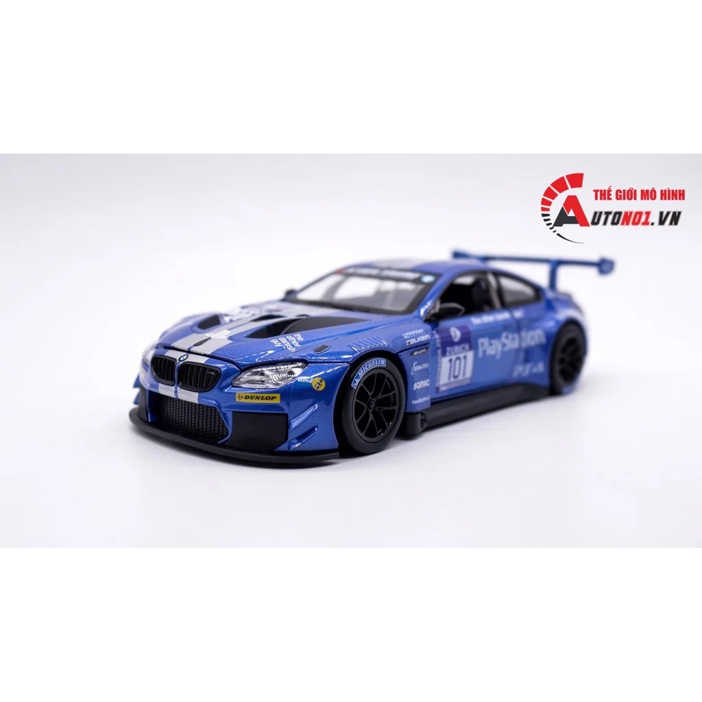 MÔ HÌNH XE Ô TÔ BMW M6 DTM BLUE 1:24 MSZ 1885