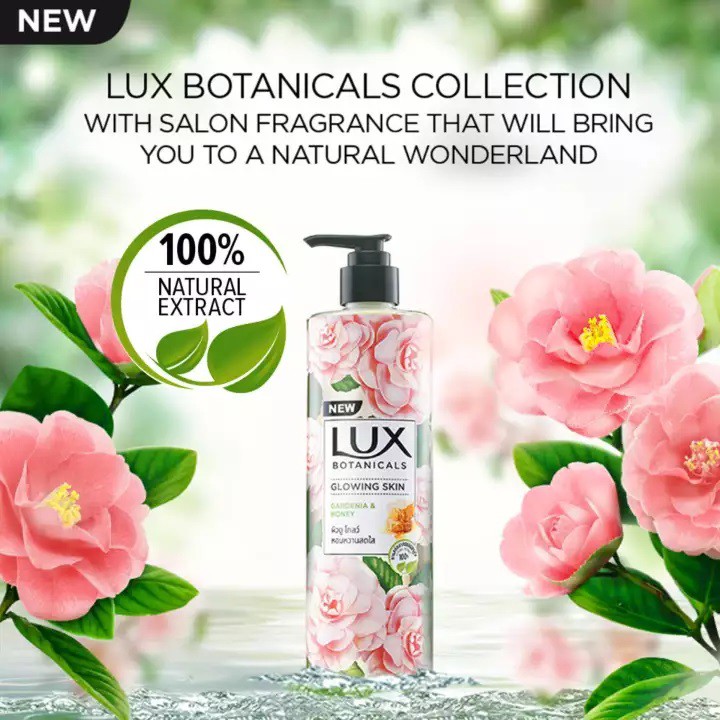 Sữa tắm Lux mới cao cấp Hương Hồng Pháp nồng nàng (Hồng) 530g
