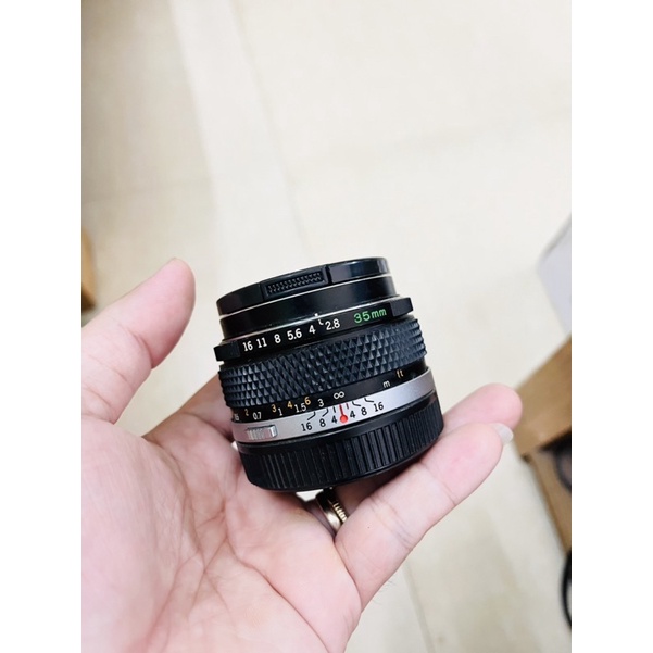 lens Olympus Zuiko 35mm f2.8 ngàm OM dùng cho Olympus OM1 OM2 OM10 OM4