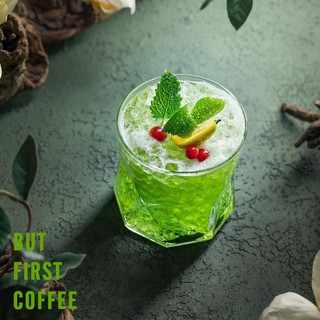 Ly cốc thủy tinh - [ Trà - Cafe ] - 320ml - coffee time - [ 18.1023 ]