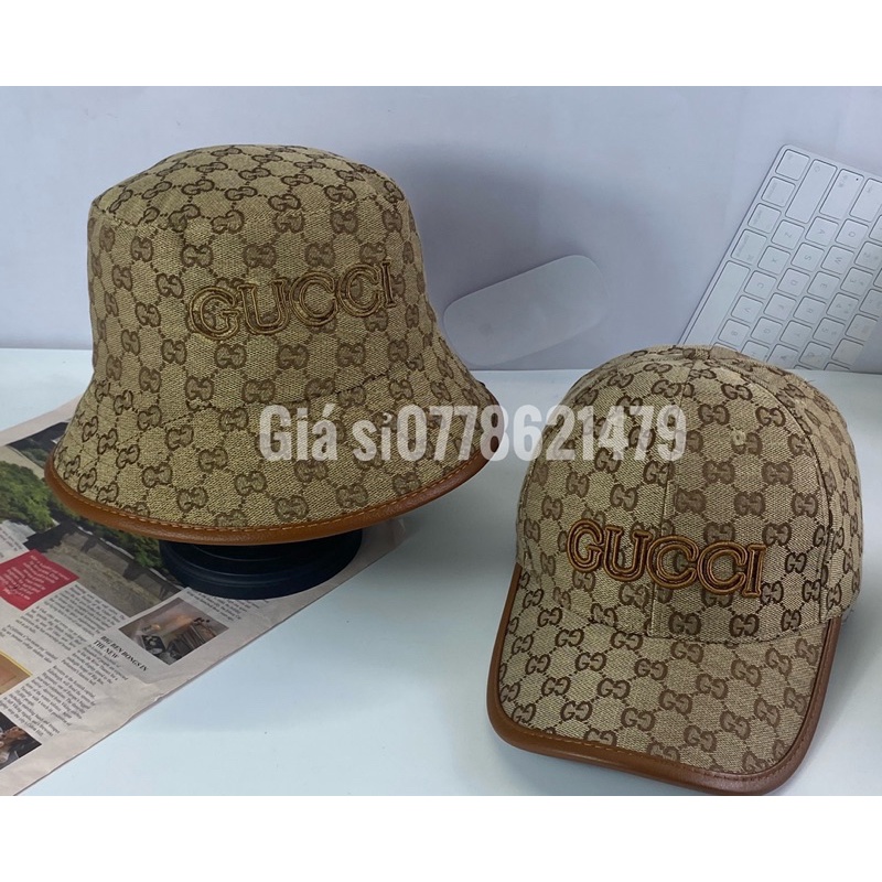 Combo mũ nón cặp nam nữ - Gc thêu chữ sành điệu trend thời trang