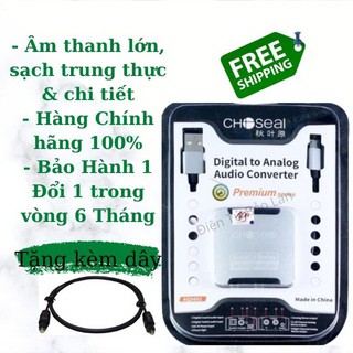 Bộ Chuyển Quang Optical Sang Audio, Bộ Chuyển Đổi CHOSEAL (Bảo Hành 5 Năm 1 Đổi 1)
