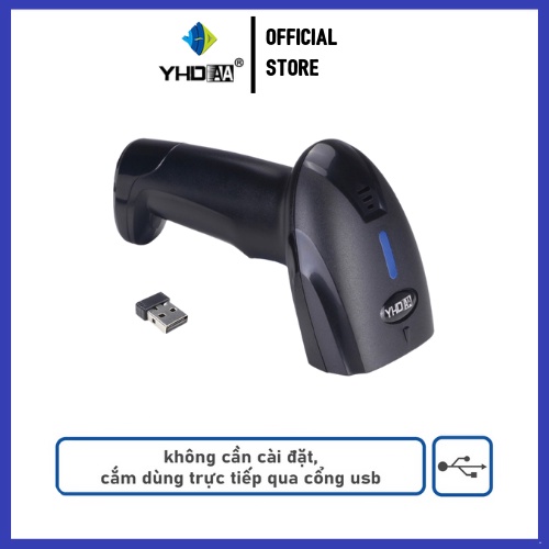 Máy quét mã vạch YHD 1100DB 2D, QRcode kết nối Bluetooth/ 2.4G
