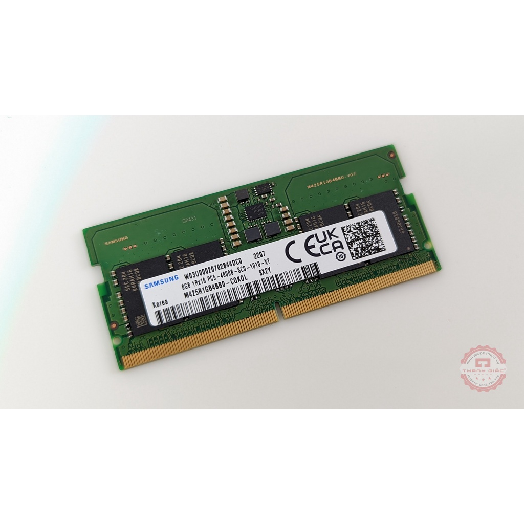RAM Laptop DDR5 Samsung 8GB Bus 4800 Chính Hãng Samsung - Bảo Hành 4 Năm