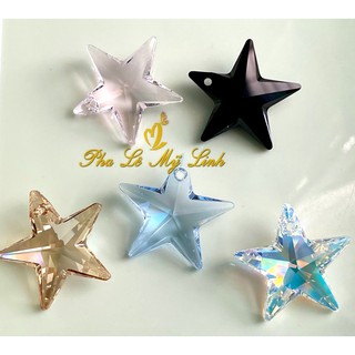 Mặt dây pha lê Swarovski ngôi sao may mắn (chọn màu)