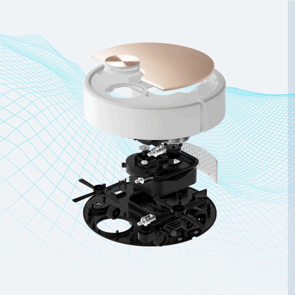 Robot Hút Bụi Lau Nhà, Robot Hút Bụi , Điều Khiển Qua APP Điện Thoại, Hút siêu khỏe- ES06