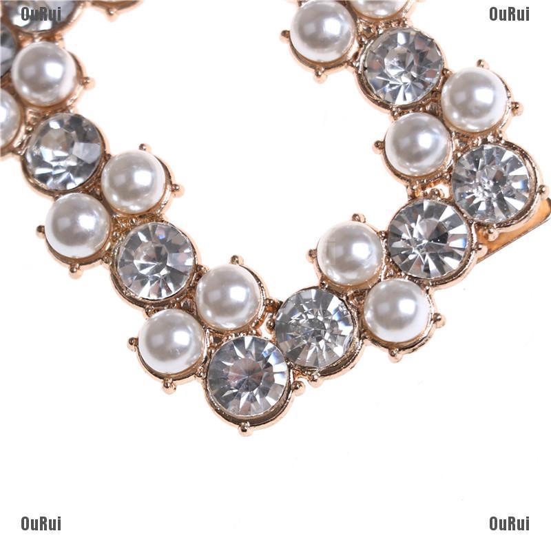 Phụ Kiện Ngọc Trai Giả Trang Trí Giày Sang Trọng Cho Nữ