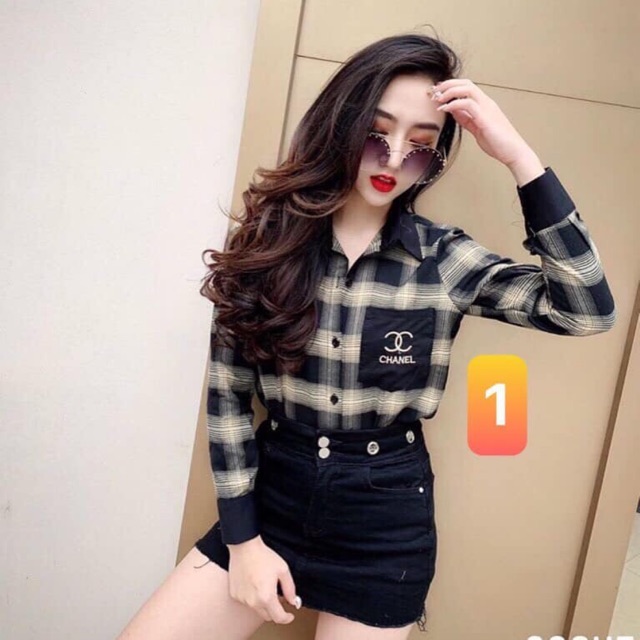 Sơ mi chữ ngực .sỉ 85k