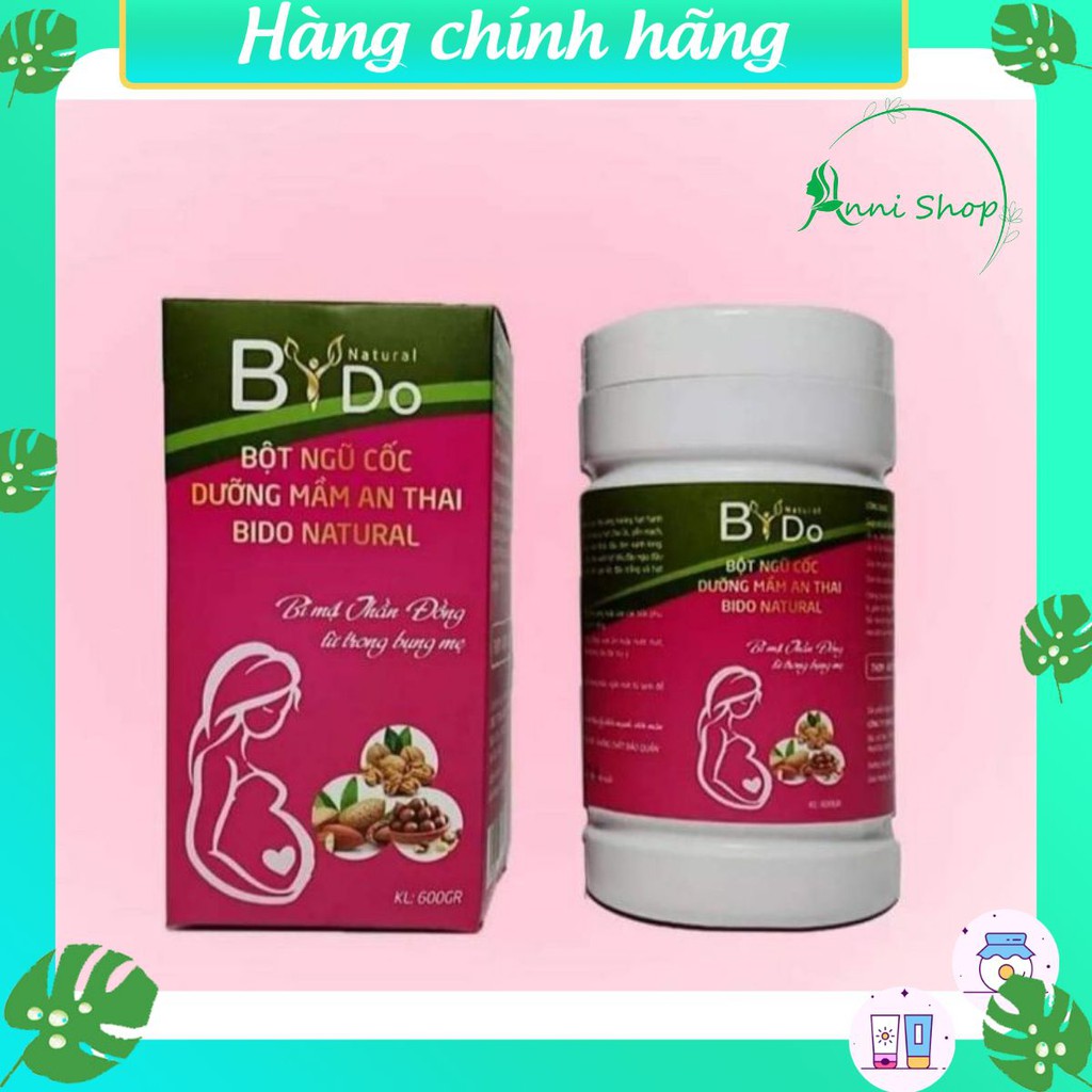 NGŨ CỐC DƯỠNG MẦM AN THAI BIDO CHO BÀ BẦU HỘP 600GR