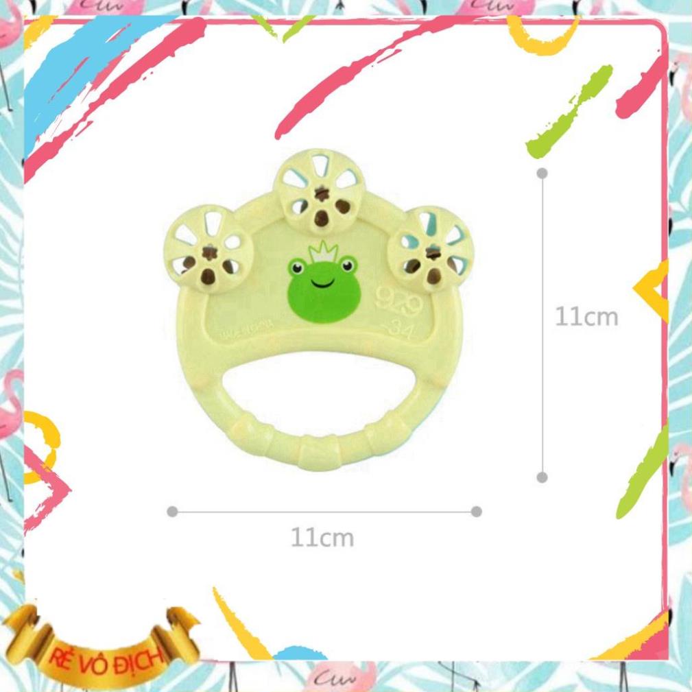 EW4 JDGH Bộ đồ chơi lục lạc 7 món cầm tay hình các nhân vật hoạt hình cực vui nhộn dành cho bé, giúp bé tập cầm nắm 44 E