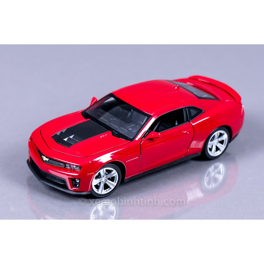 Xe Mô Hình Chervolet Camaro 1:24 Welly (Đỏ)