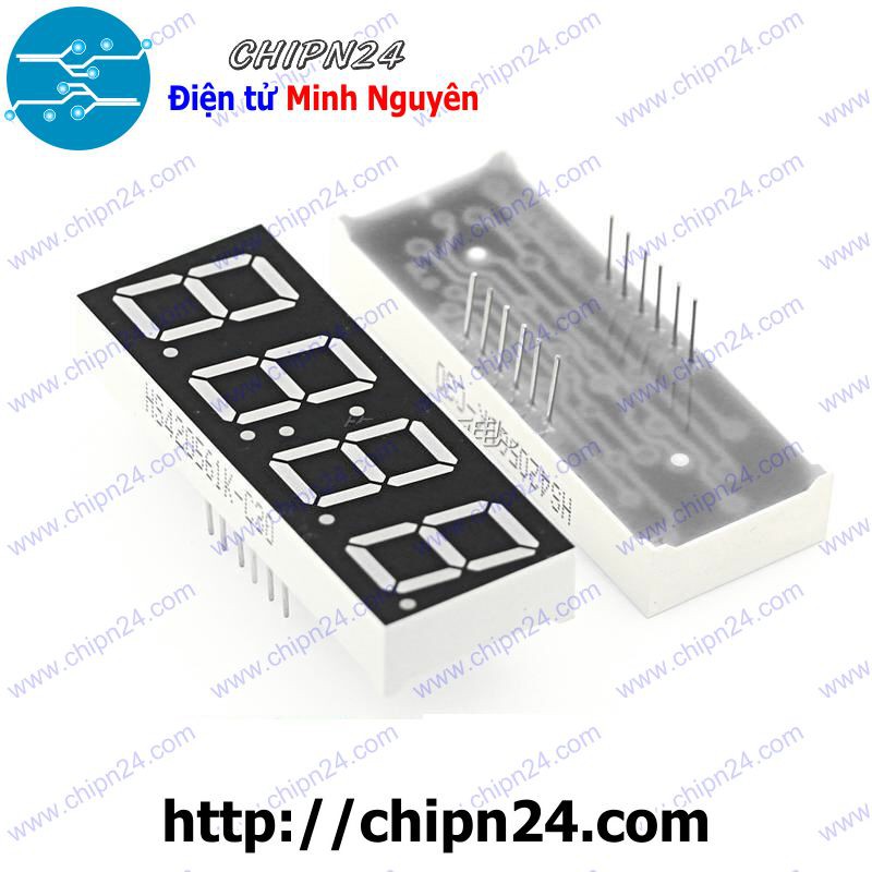 [1 CON] (F23) Led 7 Đoạn Đồng Hồ 0.56 inch 24H Anot (Màu Đỏ)