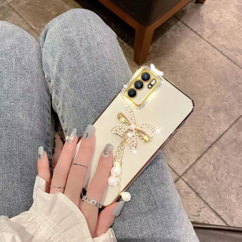 Ốp Điện Thoại Mạ Bóng Cho OPPO A98 A78 5G A77s A57 2022 A96 A76 A55 A54 A16 A16k A16e A15 A15s A74 5G A95 A53 A33 2020