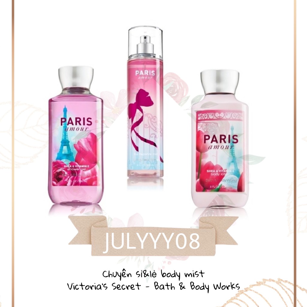 Xịt Thơm Toàn Thân Bath And Body Works - PARIS AMOUR +jɥȽÿ08+