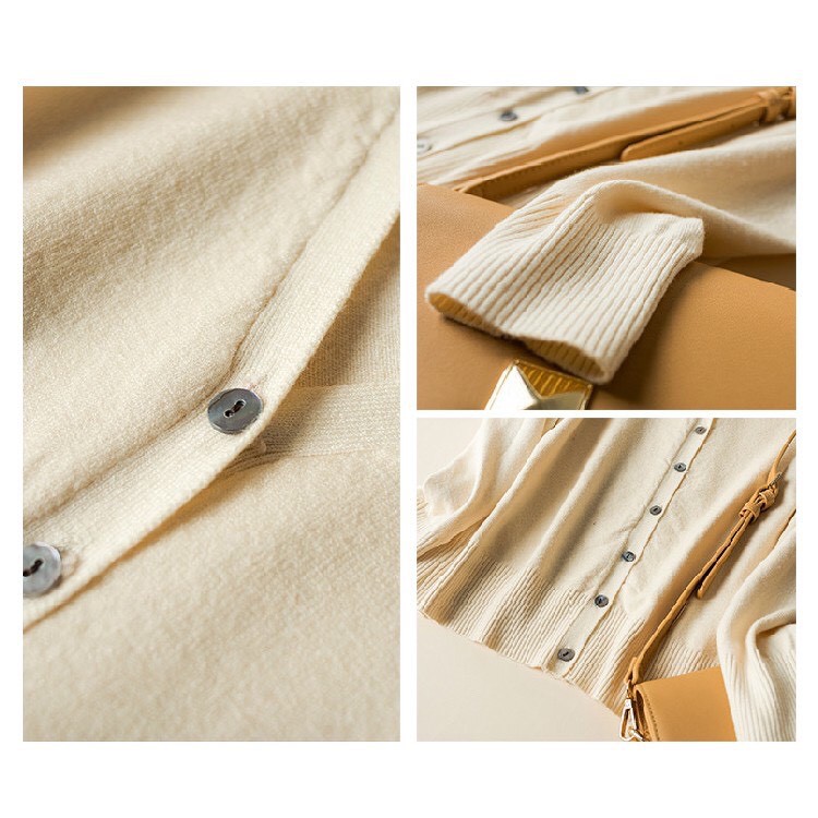 Áo len nữ Cardigan lông cừu xuất Nhật (hàng Quảng Châu chất siêu đẹp) | BigBuy360 - bigbuy360.vn