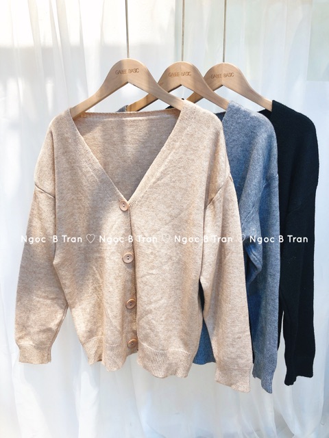 🌸ÁO CARDIGAN LEN LÔNG THỎ QC