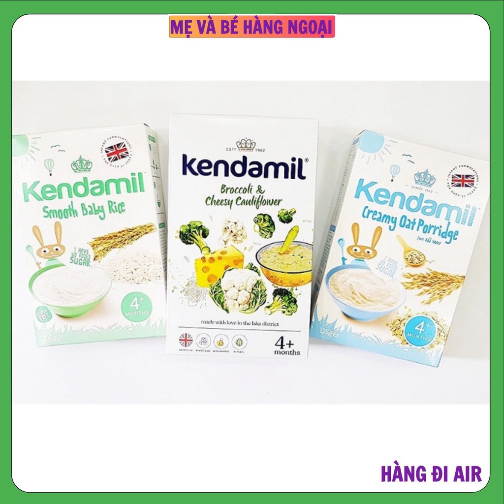 Bột Ăn Dặm Cho Bé 4 Tháng, Bột Ăn Dặm Kendamil Cho Bé Từ 4 Tháng Tuổi Nhiều Vị Khối Lượng 150gr (Hàng Air Anh)