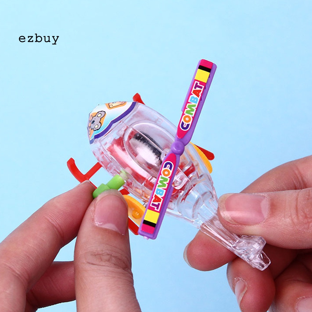 Máy Bay Đồ Chơi Mini Lên Dây Cót Thiết Kế Trong Suốt Dễ Thương Cho Bé
