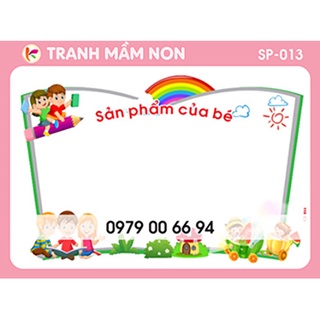 Decal mầm non - sản phẩm của bé