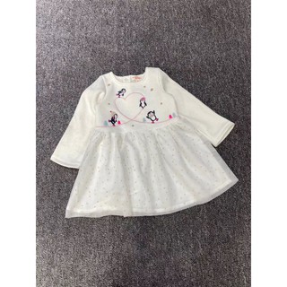 🍧🍧🍧 Váy đầm nỉ trắng chân váy ren ấm áp cực xinh cho nàng công chúa nhỏ ai!🥰