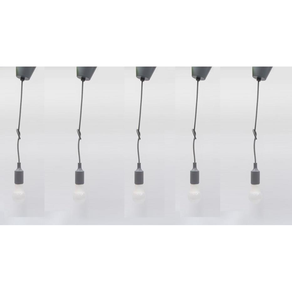 Bộ 5 dây đèn thả trang trí bóng led búp 5W