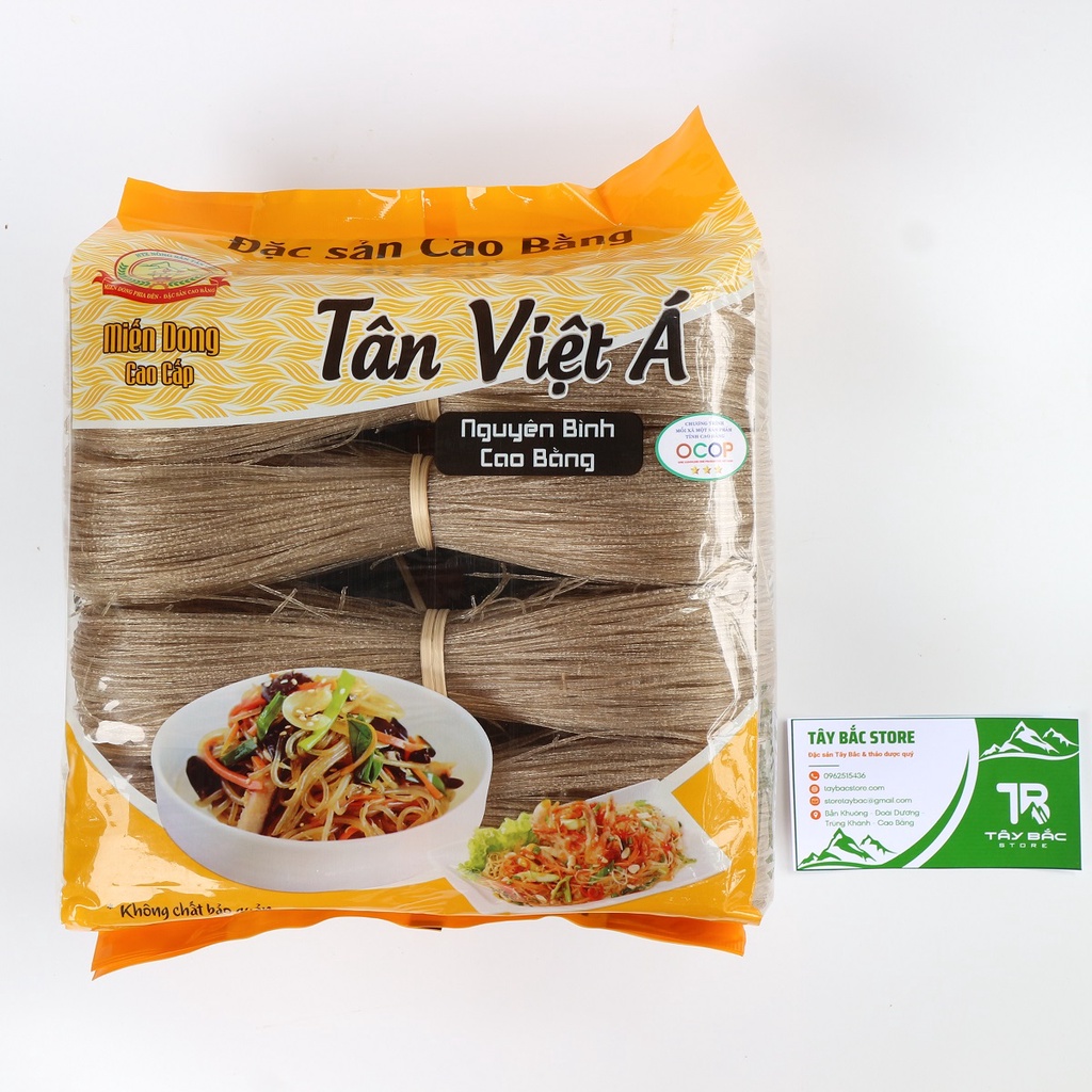 Miến Dong Cao Bằng Túi 1Kg Thương Hiệu TÂN VIỆT Á Hàng Cao Cấp