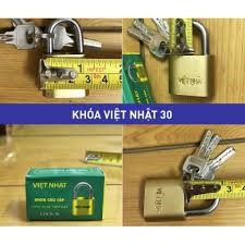 Khóa cửa Việt Nhật chính hãng đầy đủ các loại kích thước từ nhỏ đến to