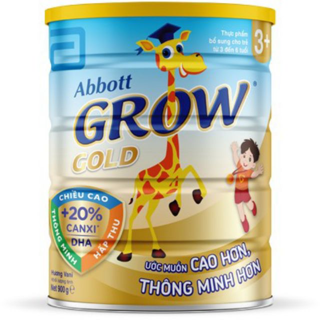 XẢ NHANH Sữa grow gold 3+ 900g(2/2022)