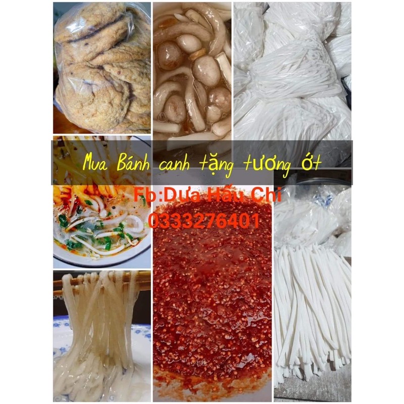 [Hình ảnh+Video]🧧1KG BÁNH CANH BỘT LỌC HUẾ DAI DẺO SÀI GÒN