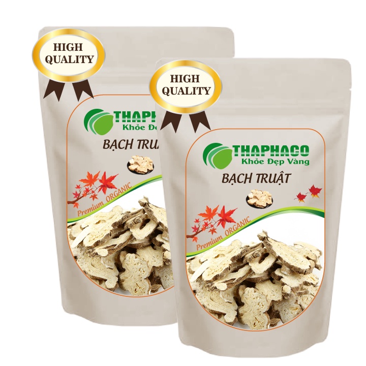 Bạch Truật Khô Sấy Khô Nguyên Chất - Hàng Loại 1 - Đóng gói túi zip