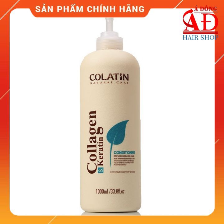 [Colatin chính hãng] Dầu xả siêu mượt Colatin Nature Collagen 1000ml