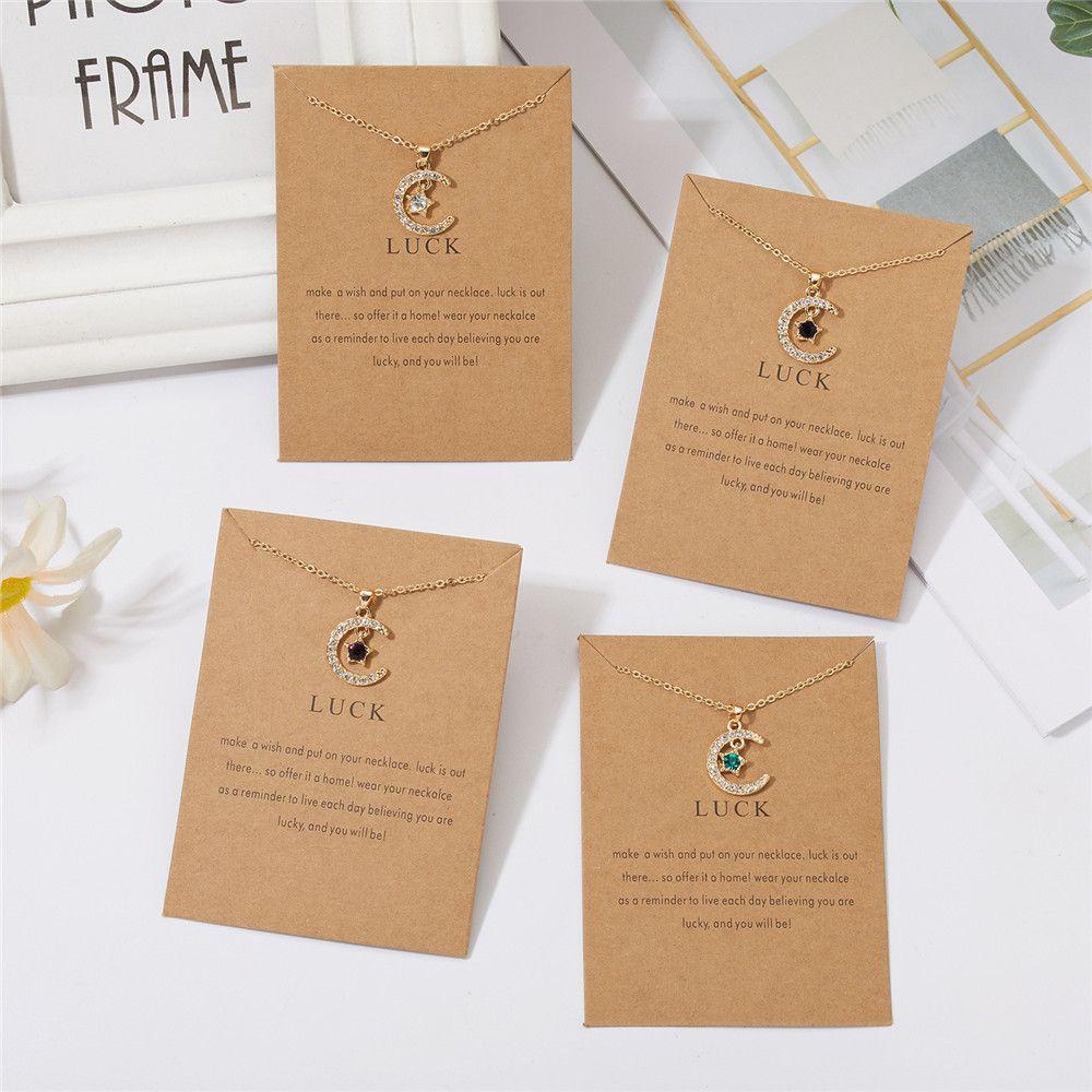 Vòng cổ Mặt Hoa Hồng|Ngôi Sao Trăng Màu