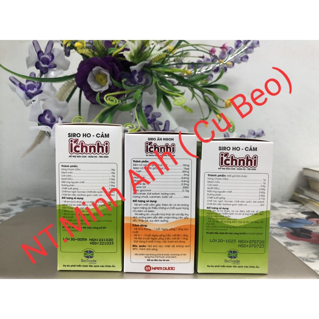 Siro  cho trẻ em Ích Nhi