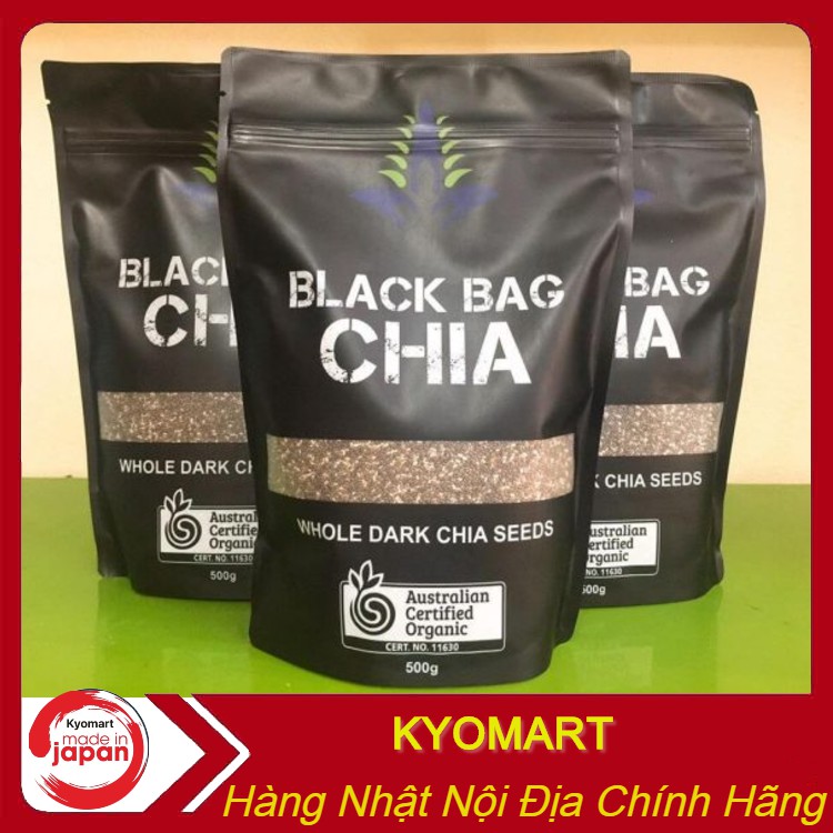 Hạt Chia ÚC BLACK BAG CHIA 500g _ Date mới