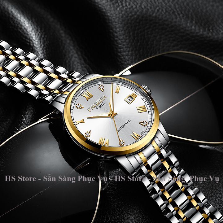 Đồng hồ cơ automatic nam Fngeen 6050 cao cấp chính hãng, dây thép không gỉ, sang trọng đẹp giá rẻ