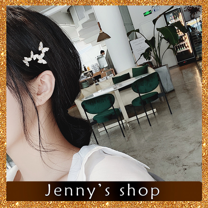 ✨Jenny's shop✨ Shiny butterfly hairpin diamond