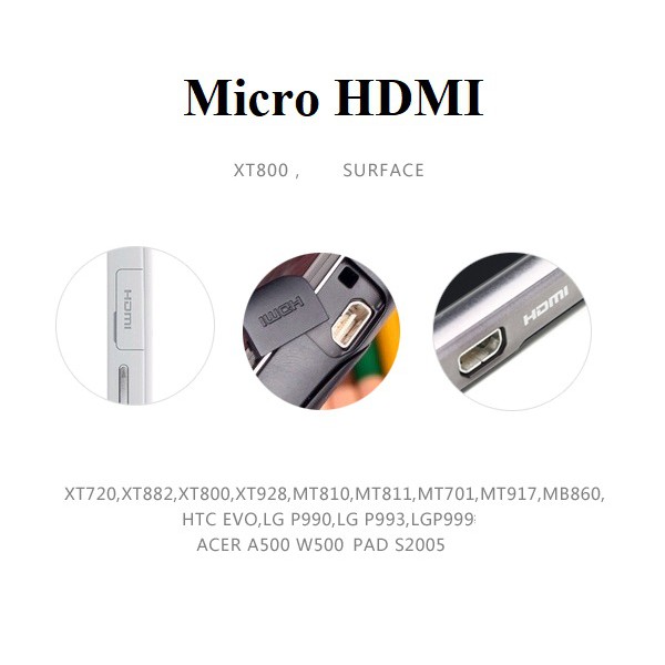[Mã ELFLASH5 giảm 20K đơn 50K] Cáp micro HDMI to HDMI 1.5m chính hãng Ugreen 30102