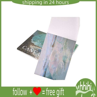 Hhihi 10 Sheet A4 Paint Paper Pads Set Canvas Acrylic Oil Watercolor Cold Press Rough Finish  8.3 x 11.7 inch
