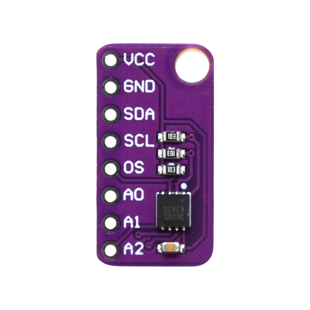 Mô Đun Cảm Biến Nhiệt Độ Cơ Thể Người Hai Dây AIDEEPEN MCU-30205 MAX30205MTA 2.7V-3.3V