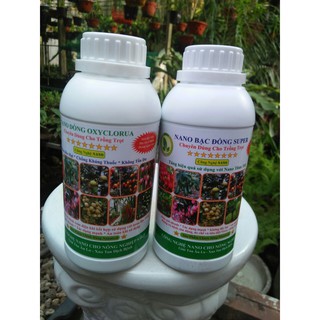 Combo 1 chai Nano Đồng Oxyclorua + 1 chai Nano Bạc Đồng super