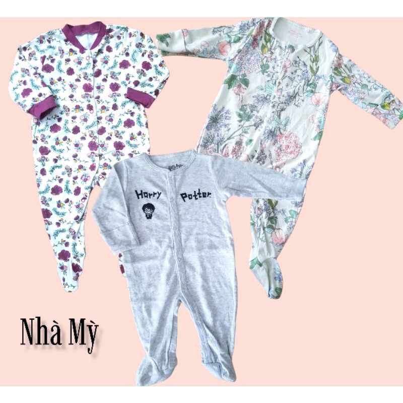 (Chọn mẫu) 7-9kg Bộ đồ liền thân chất Cotton cho bé trai bé gái