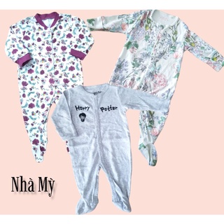 7-9kg Bộ đồ liền thân chất Cotton cho bé trai bé gái